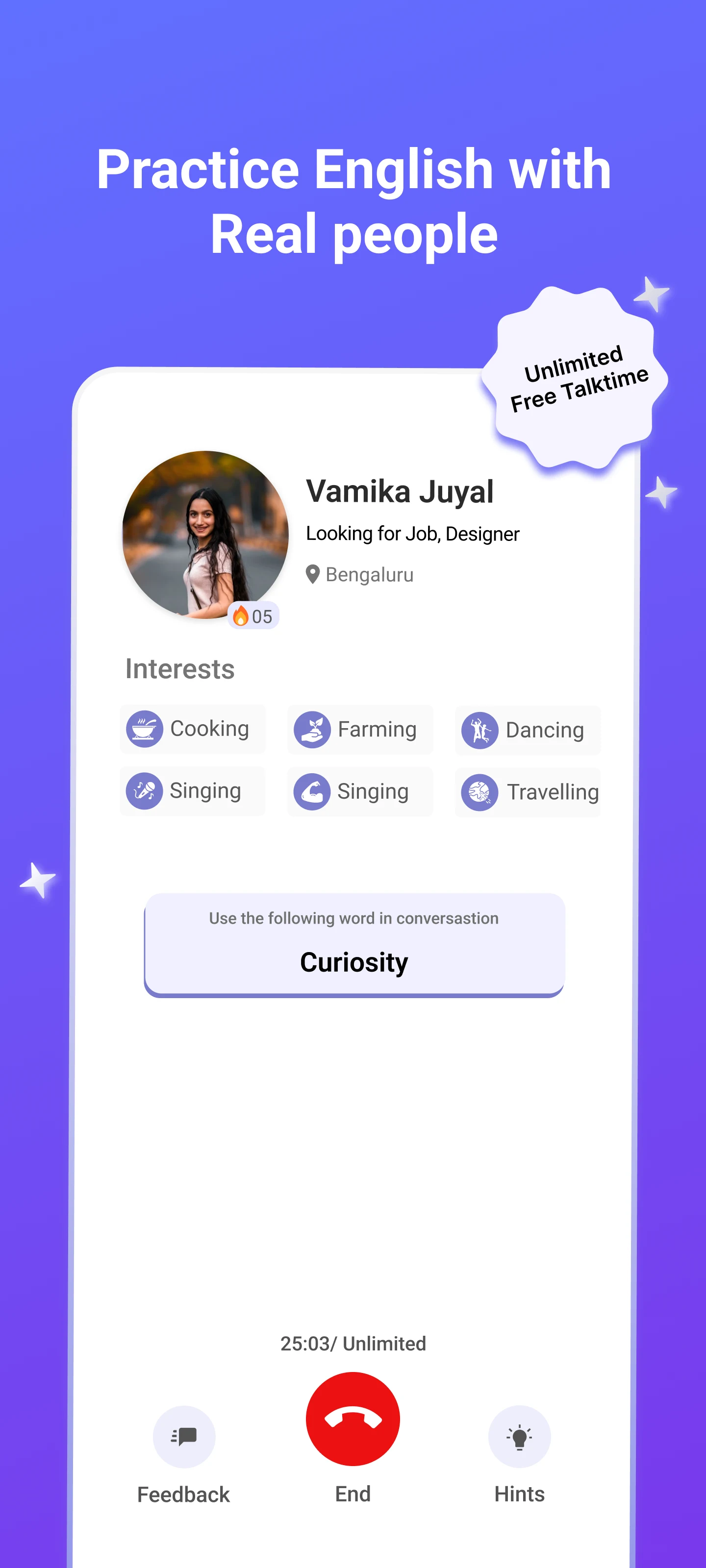 PeerUp: Learn English Speaking screenshot